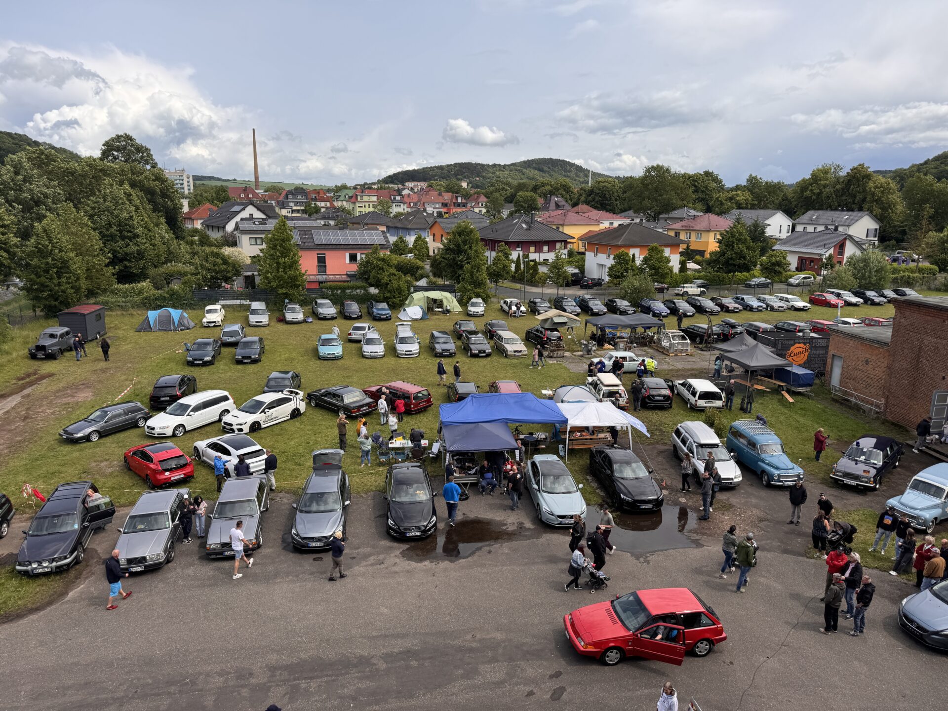 Schwedische Autos in Eisenach